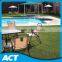 Natural looking Landscaping grass for children playing center
