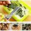 7.5"Professional Stainless Steel 5 Blades Kitchen Herb Scissors With Comb