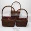brown color moss and sisal pot garden planters