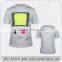 OEM adults 100% polyester wicking sublimation v neck t shirt