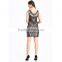 Domin Fashion Sleeveless Beading and Sequin Lady Dress