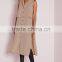 hot sale lady sleeveless double layer utility blouse new patterns