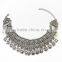 Fashion Vintage Boho Women's Short necklace Choker Necklace Charm Clavicle Chain Jewelry Silver