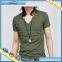 Bulk V neck high quality plain t-shirt