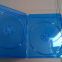 7mm blue plastic dvd case blue ray dvd box blue ray dvd cover double rectange good quality with lower price (YP-D864H)