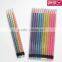 12 pcs HB roll printing pencil with eraser pencil with pvc box