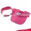 Cheap cotton sports sun visor cap for girls