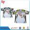 Lastest baseball t-shirt design 2016 Sublimation custom baseball tops/jersey