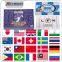 Printed sublimation custom cheap wholesale world country flag