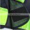 LED Light reflective safety mesh vest with lightweight elastic