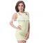 2015 Fluorescent green fully Lined lace plus size bodycon bandage dress