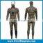 Underwater White Reef Stealth Adult Open Cell Spearfishing Wetsuits Two Piece Set