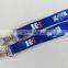 Multifunction Buckle Key Neck Strap heat transfer Blue Lanyards