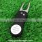 Memory golf ball marker with free mold divot tools
