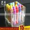 acrylic personalized table pen holder for term begins' gift