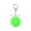Promotional Gift Round Shaped Mini Keychain Personal Alarm With LED Light