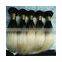 wholesale silky straight blond ombre color 1b-613 peruvian hair extensions with lace closure