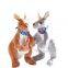 Various color mother and child kangaroo plush toys