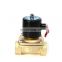 2/2 way normally closed brass water solenoid valve control flow