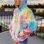 2020 Women Casual Loose Pocket Hooded Shirt Tie Dye Sweatshirts Autumn Oversize Streetwear Hoodies
