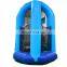 Outdoor movable air frame post inflatable bungee jumping trampoline for adults