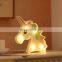 Bedroom Wall Decoration Colorful Unicorn Battery Operated Marquee LED Night Light