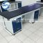 Chemical Laboratory Furniture Wall Workbench with Full-steel Cabinet Ceramic Table and C Frame Structure