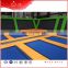 Kids Sky Zone Jumping Trampoline Park Indoor Park With Slam Dunk For Sale