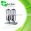2x3.5L Stainless Steel Cereal Dispenser for Hotel Restaurant