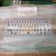 Cnc Machining custom 60% 80% Polycarbonate Acrylic Mechanical Keyboard frame PC Plate brass weight