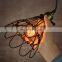 Simple Cage Shade Pendant Light E27 Bar Restaurant Hanging Lamp