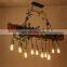 American Retro Industrial Sailboat Wood Pendant Light for Decorate