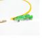 SC APC Single mode 0.9mm FTTH Fiber Optic Pigtail PVC Fiber Patch cord sc/apc g657 fiber-optic pigtail