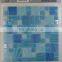 Mix sizes blue swimming pool floor glass mosaic tiles from Foshan JBN Ceramics