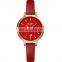 High quality women leather strap japan movt skemi waterproof quartz watch