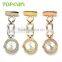 Topearl Jewelry Latest Design Quartz Pocket Watch Pin Brooch Nurse Watch Pocket Watch in Bulk LPW616