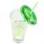 Best Led Light Plastic Double Wall Tumbler Cup Plastic Boba Bubble Tea Cups PP Smoothie Juice Cups with Lids