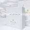 white paper box Hot sale best quality white paper cosmetic gift box packaging