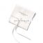 PandaSew 8*10 cm white custom flap microfiber jewelry pouch string closure microfiber pouch