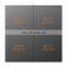 Zigbee 4 Gang Wireless Remote Control Smart Home Automation Wall Dimmer Light Switch