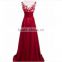 C50016A Sexy Perspective Lace Backless Evening Dress for Bride 2016