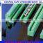 Magnetic lead rail