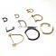 Detachable Handbag Leather Shoulder Hand Bag Purse Strap Belt Screw Metal D Ring Buckle