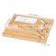 New Design Household Kitchen Rectangle Cheese Board With 3 Stainless Steel Knife Cutting Board Bamboo