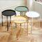 Living Room Furniture Tray Small Round Table Modern Metal Black Folding Round Coffee Table Side Table