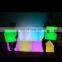 Hot sale Waterproof plastic remote control light led cube chair 40 cm led sitting cube