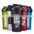 Premium 700ml 500ml BPA Free Black Workout Water Fitness Plastic Sports Protein Wholesale Custom Gym Shaker Bottle