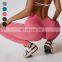 Wholesale V Back Gym Pants Tights High Waist Scrunch Butt Lifting Workout Running Quick Dry Seamless Yoga Leggings For Women