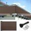 outdoor privacy fence screen with hooks