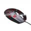 HXSJ J400 new fan macro programming wired hole game mouse 8000dpi adjustable anti-hand sweat design spot wholesale